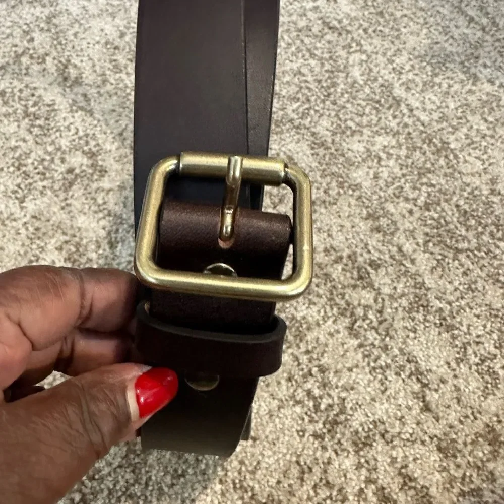 AG Florence Belt CLASSIC BUFFED ITALIAN LEATHER BELT 40
